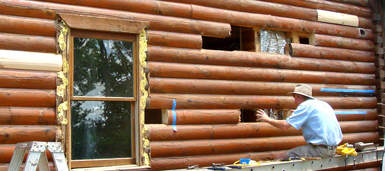Log Home Repair Pickens County, Georgia